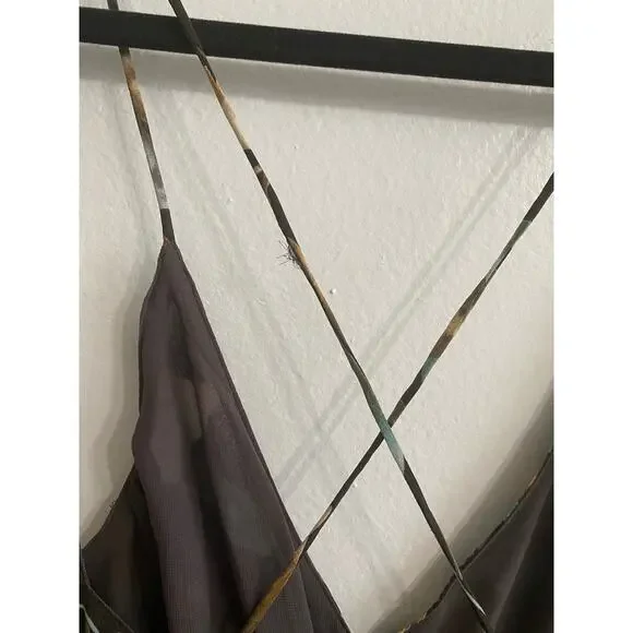 Astr the Label‎ Floral Sheer Tie Back Slit Wrap Maxi Dress - Picture 6 of 12